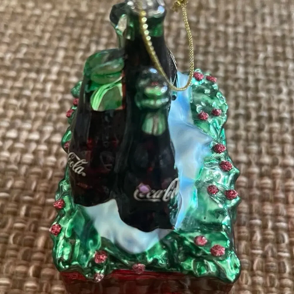 Coca Cola Christmas Ornament bottle